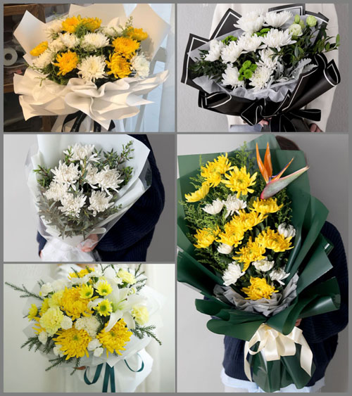 福建福州长乐市吴航街道十洋社区白事花束代送